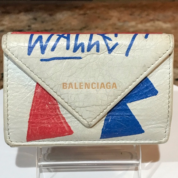 Balenciaga Leather Compact Wallet 😍🔥❤️💙 - Picture 11 of 17